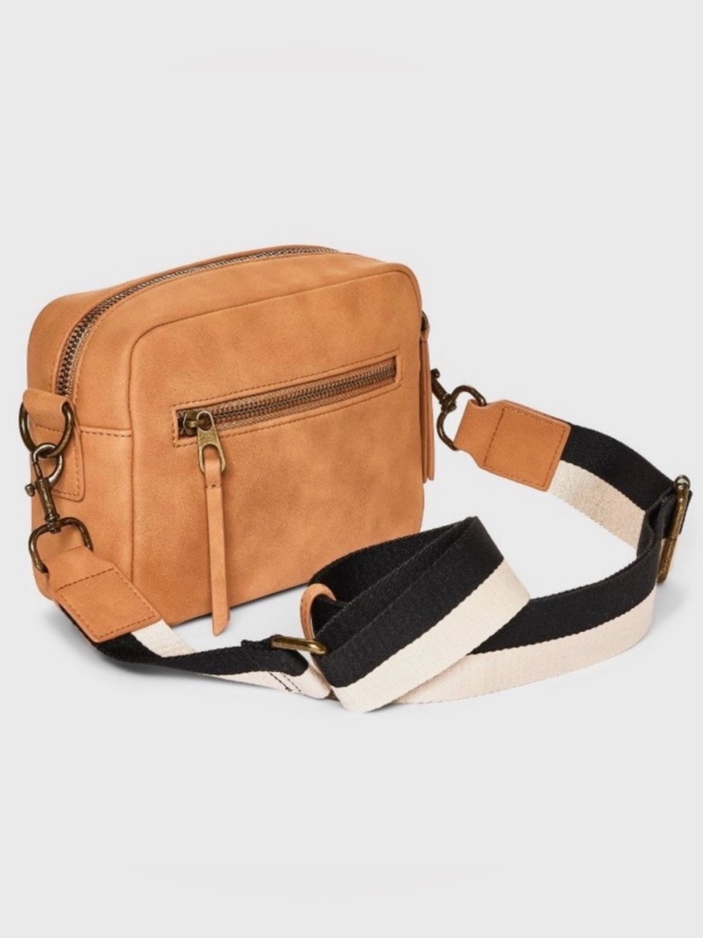 Universal Thread Crossbody Bag Tan Faux Leather NWOT